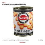 Sera Kichererbsen gekocht 400 g – Anka Food