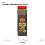Sera Schwarze Pfefferkörner ganz 500 g – Anka Food