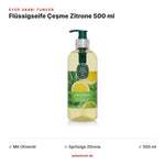 Eyüp Sabri Tuncer Çeşme Zitrone Flüssigseife mit Olivenöl 500 ml – Anka Food