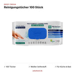 Deep Fresh Reinigungstücher weißer Seifenduft 100 Stück – Anka Food