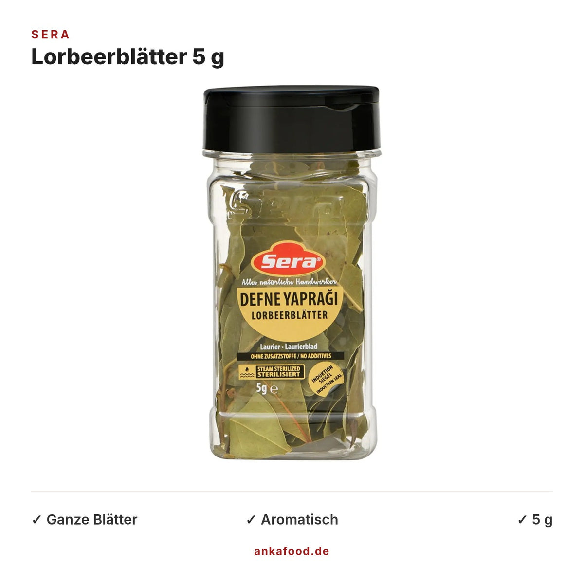 Sera Lorbeerblätter ganz 5 g – Anka Food
