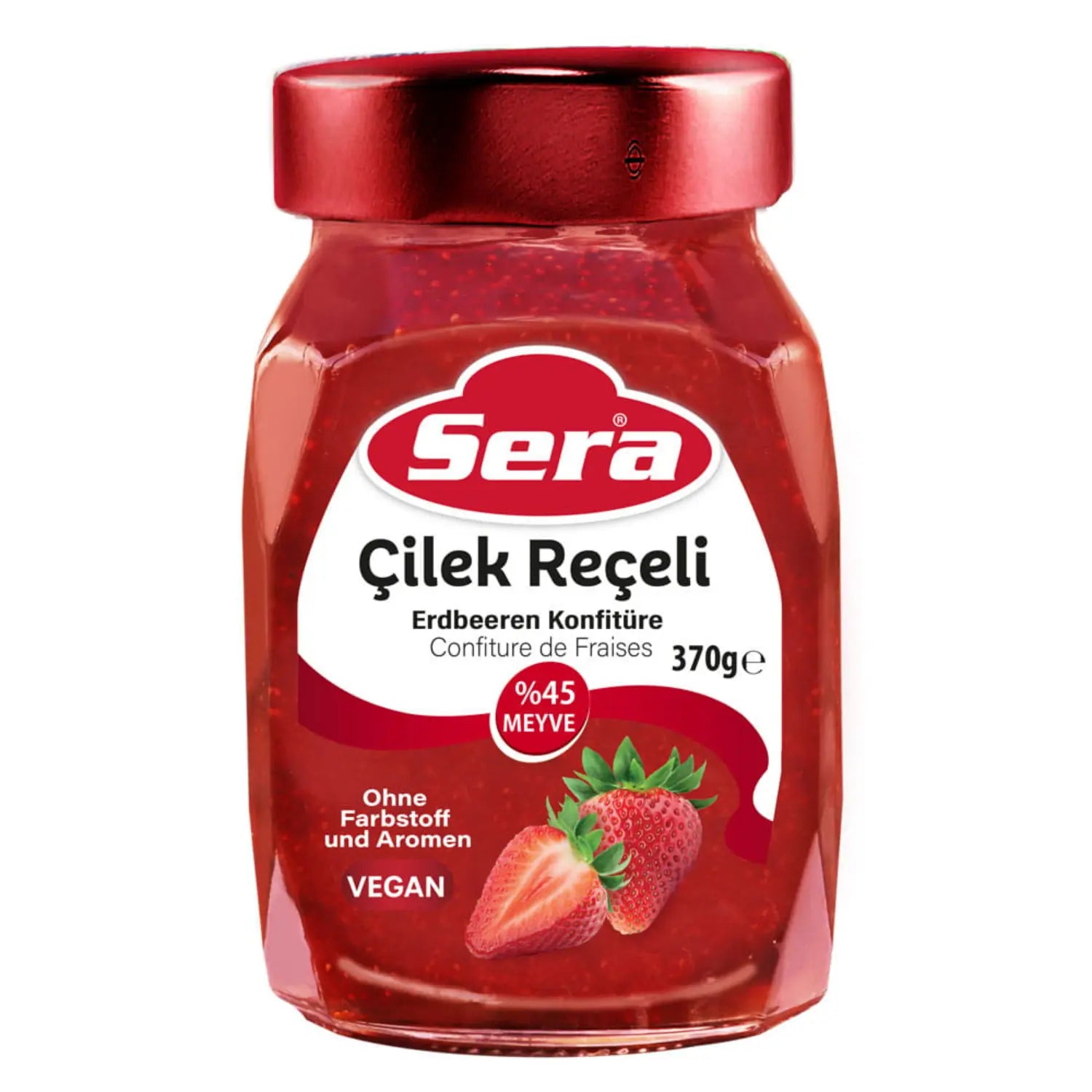 Sera Erdbeeren Konfitüre 370g – Fruchtiger Genuss – Anka Food