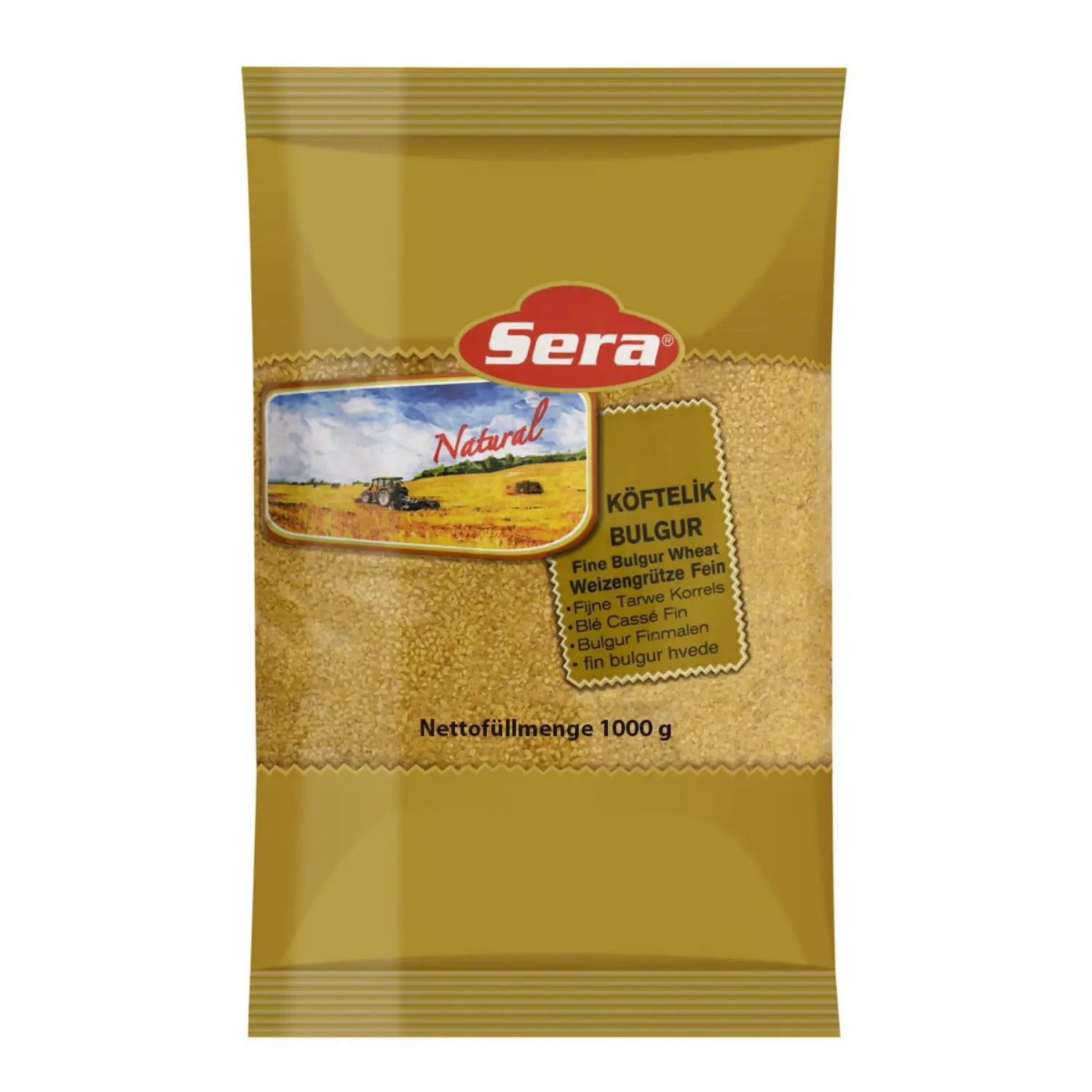 Sera Feiner Bulgur 1000g – Traditioneller Weizengrieß – Anka Food