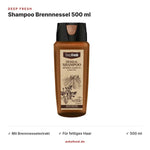 Deep Fresh Shampoo mit Brennnesselextrakt 500 ml – Anka Food