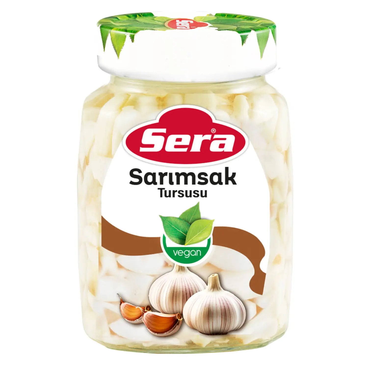 Sera Knoblauch sauer eingelegt 340g – Mild & Knackig – Anka Food