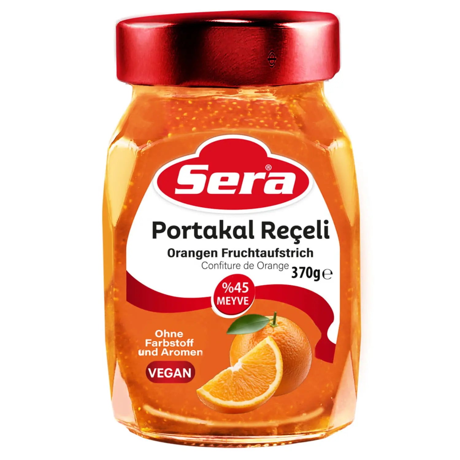 Sera Orangen Fruuchtaufstrich 370g – Zitrusfrischer Genuss – Anka Food