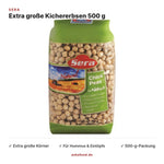 Sera Extra große Kichererbsen 500 g – Anka Food