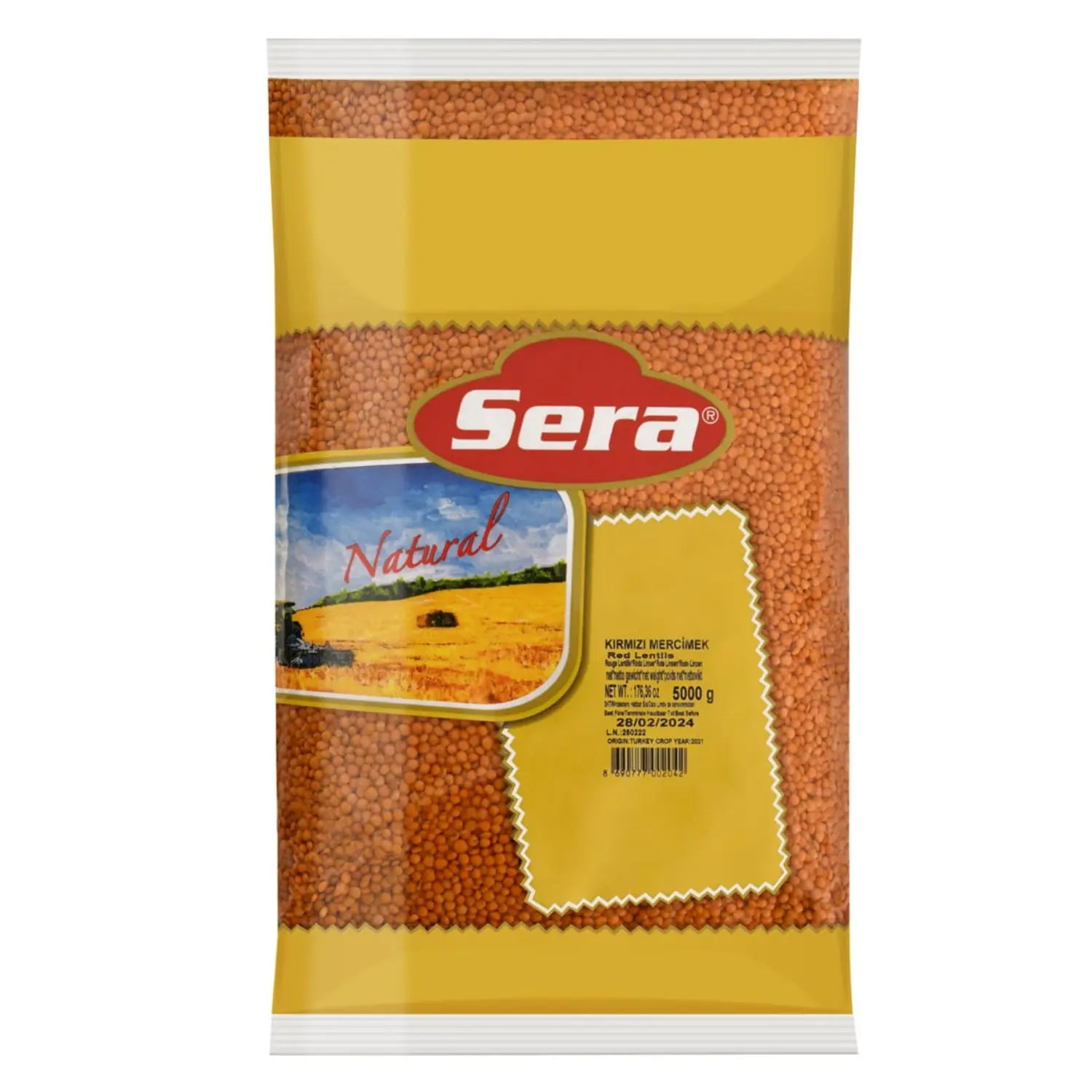 Rote Linsen 5000g – Wirtschaftlicher Vorratspack für Genießer – Anka Food