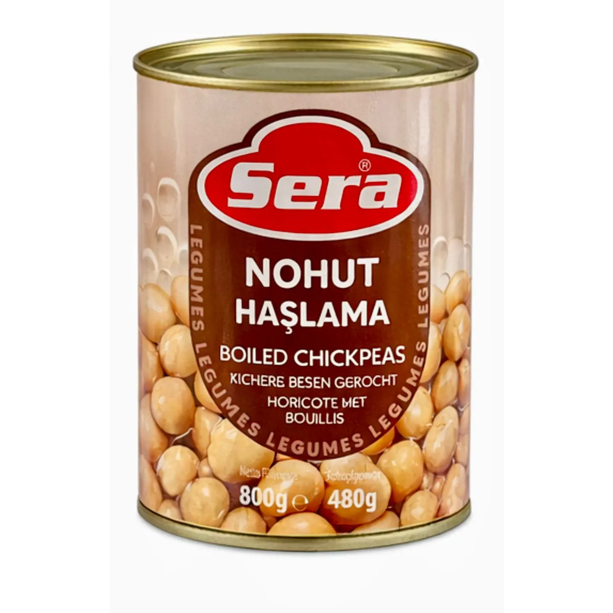 Sera Kichererbsen gekocht 800 g – Haşlanmış Nohut, verzehrfertig – Anka Food