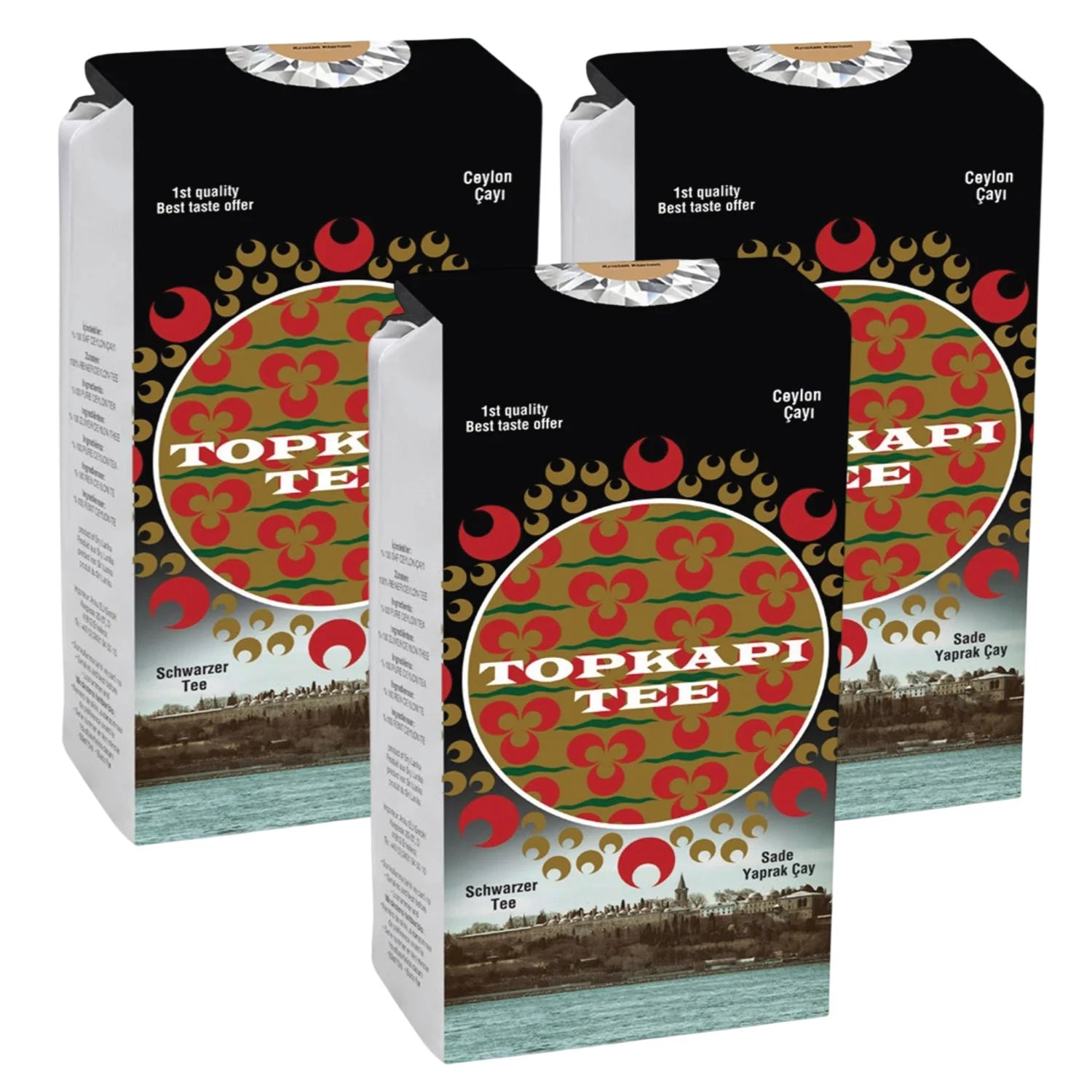 Topkapı Ceylon Tee 10kg (10er Pack) – Schwarzer Blatt Tee Großpackung – Anka Food
