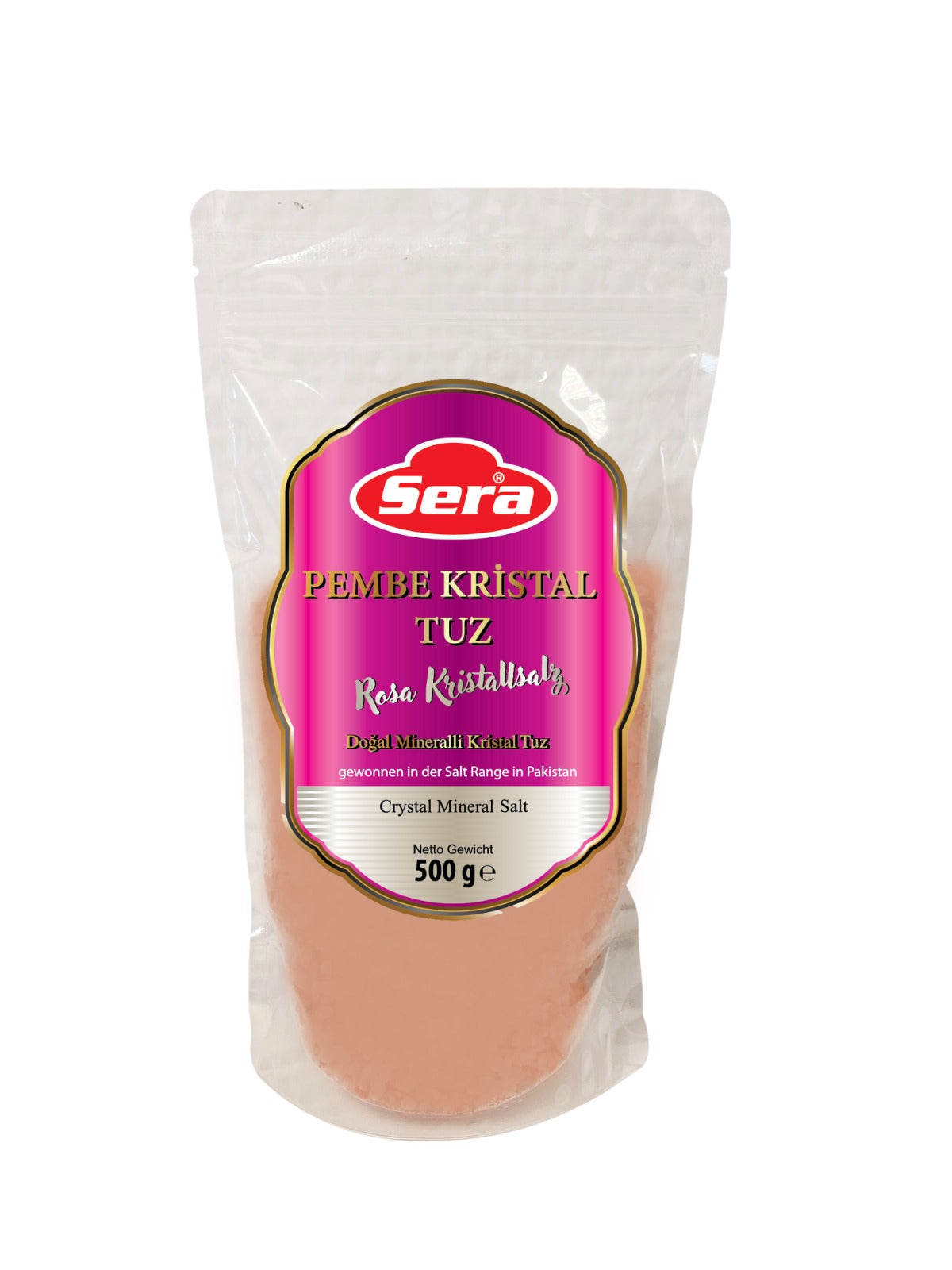 Pink Table Salt - Natural Crystal Mineral Salt 500g