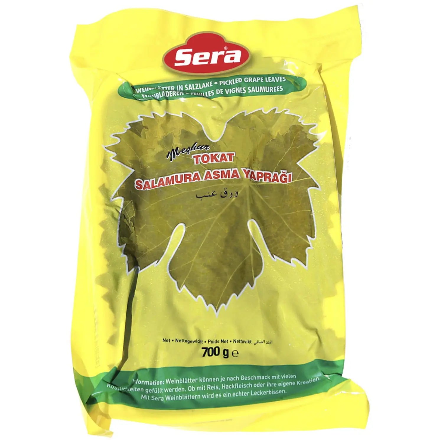 Authentic Tokat Vine Leaves 700g – Premium Pickled Grape Leaves – Anka Food