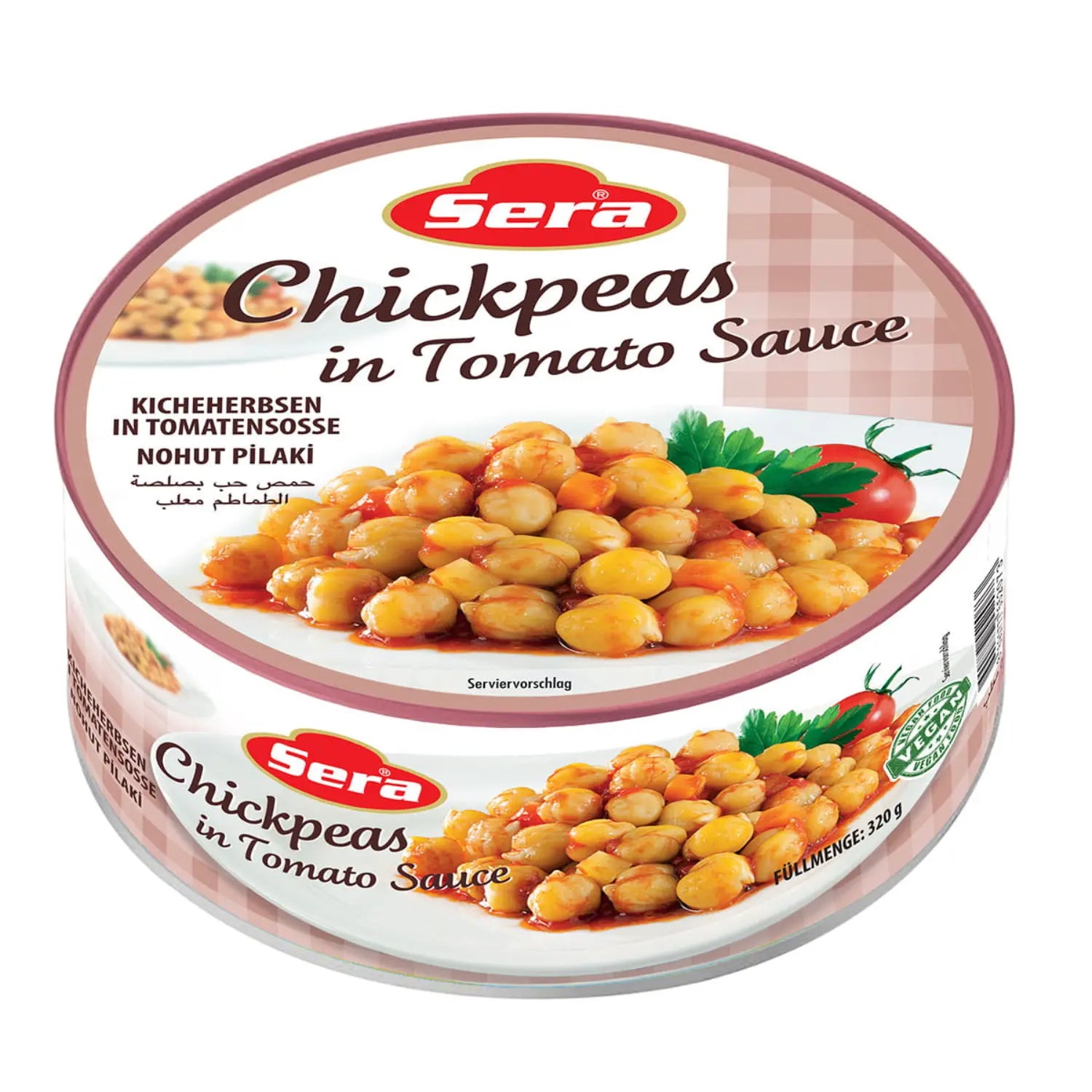 Chickpeas in Tomato Sauce (Nohut Pilaki) 320g – Herzhaft & Vegan – Anka Food
