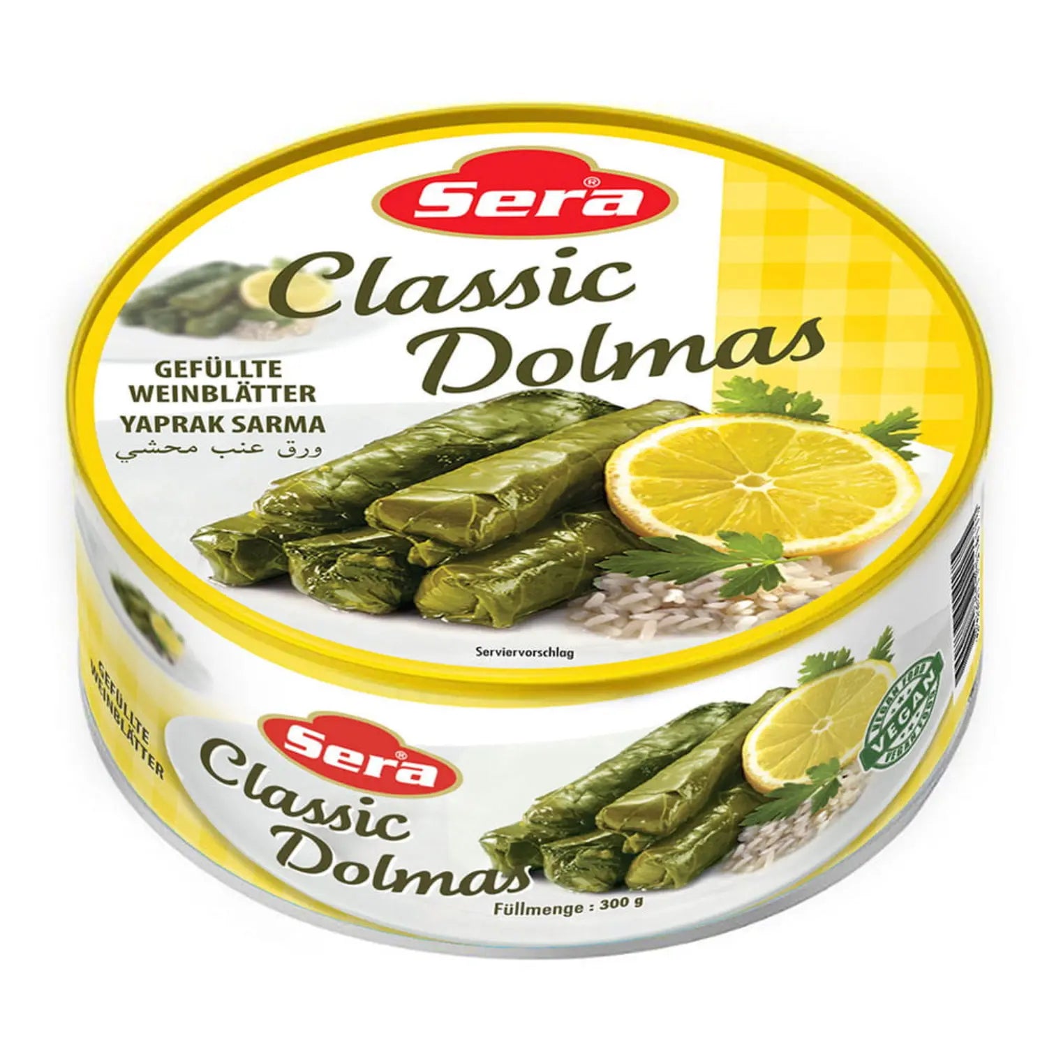 Sera Classic Dolmas 300g – Gefüllte Weinblätter – Mediterrane Meze – Anka Food