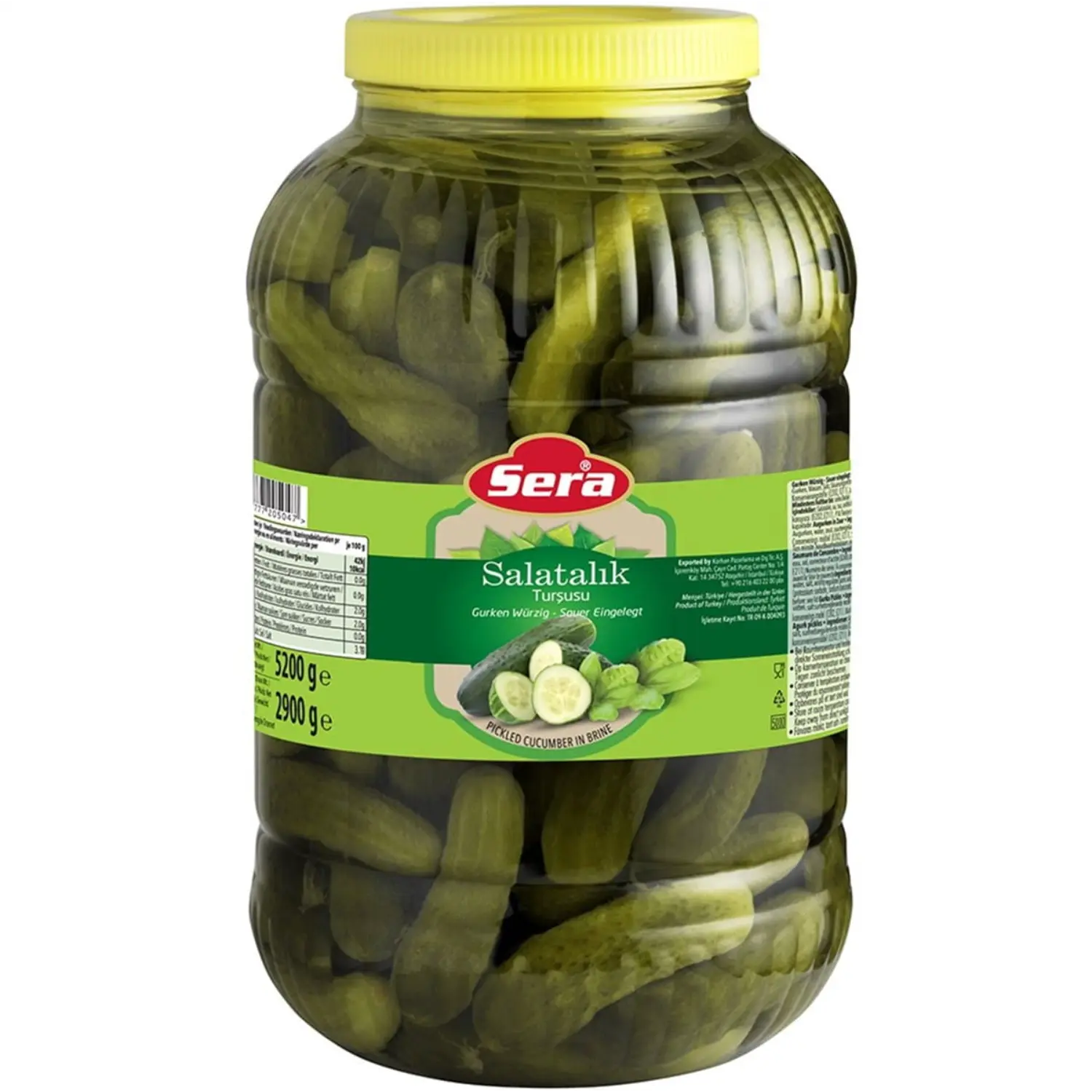 Eingelegte Gurken 5200g – Knackige Gastronomie-Größe – Anka Food