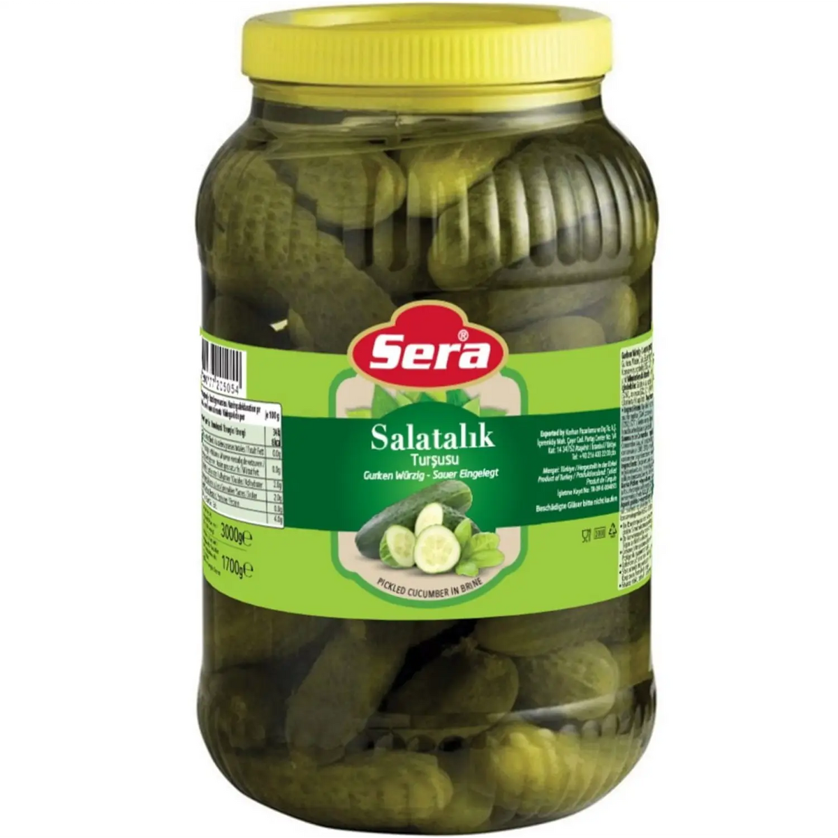 Eingelegte Gurken 3000g – Knackige Vorratsgröße – Anka Food