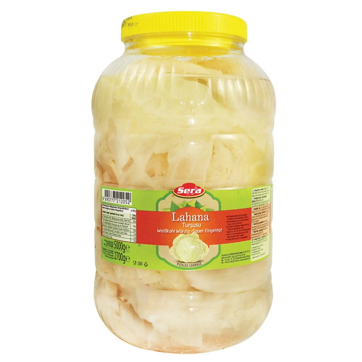 Eingelegter Weißkohl 5000g – Knackige Gastronomie-Größe – Anka Food