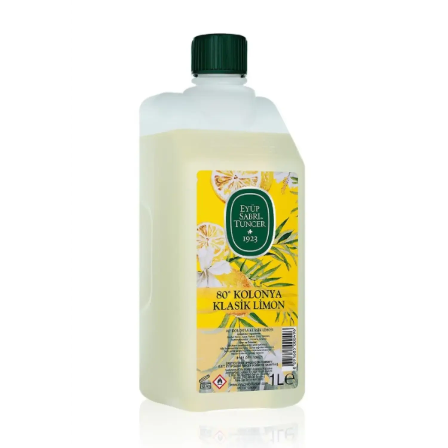 Eyüp Sabri Tuncer Zitronen Kolonya 1L – 80° Traditionelle Frische – Anka Food