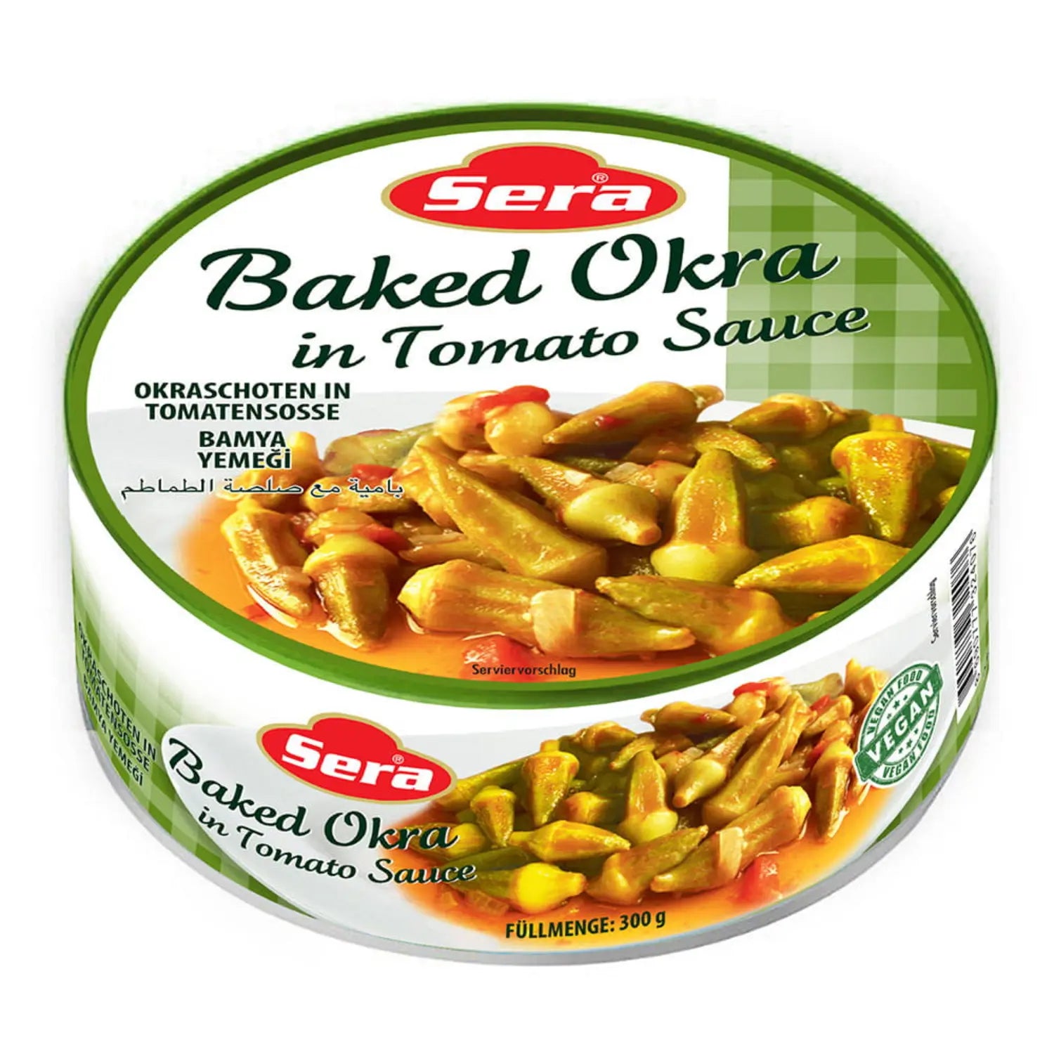 Gebackene Okra in Tomatensauce 300g – Servierfertige Bamya – Anka Food