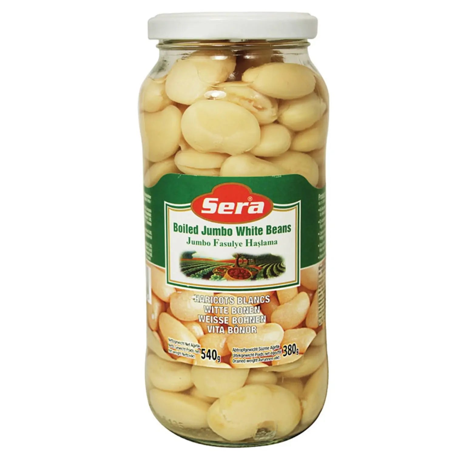 Gekochte Jumbo-Riesenbohnen 540g – Premium Qualität – Anka Food