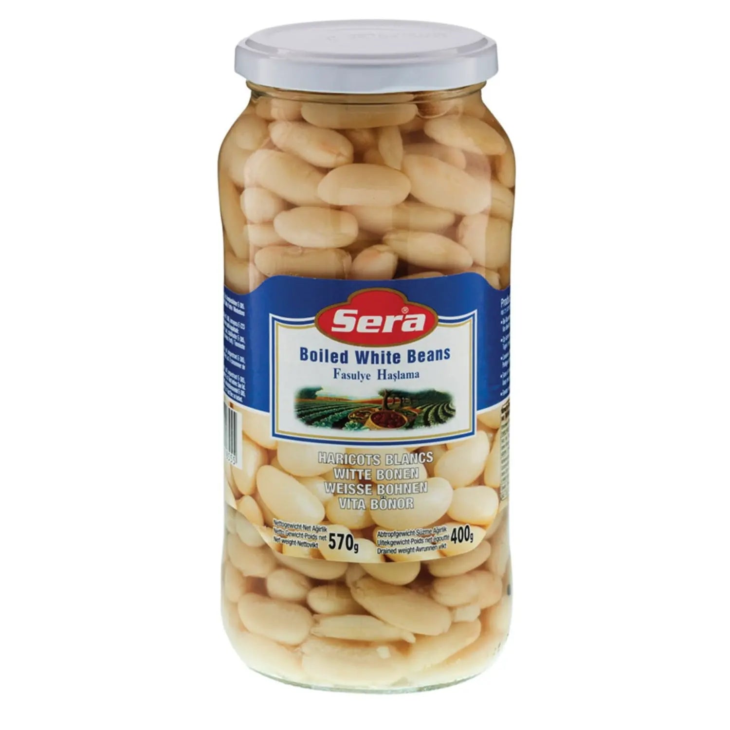 Gekochte weiße Bohnen 570g – Servierfertig & Proteinreich – Anka Food