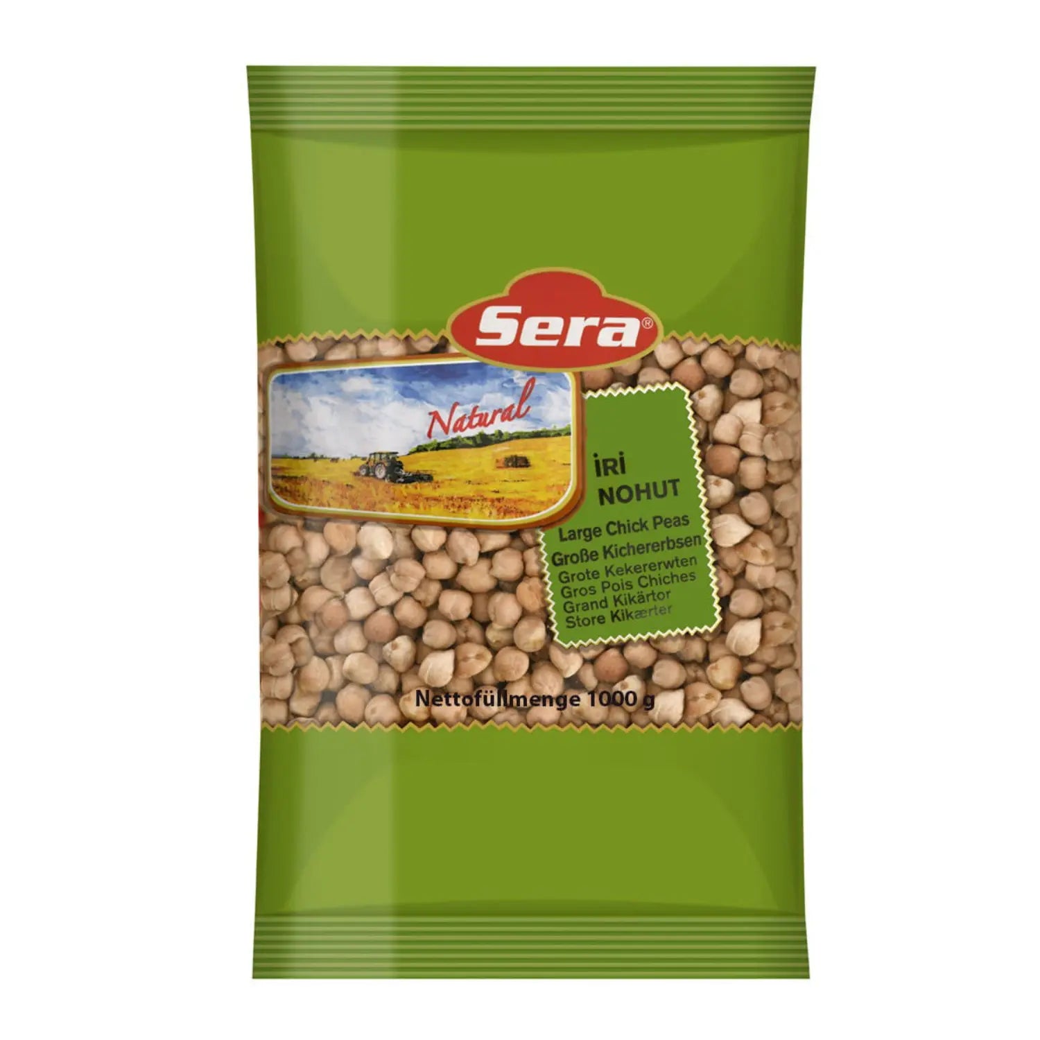 Große Kichererbsen 1000g – Proteinreiche Hülsenfrüchte – Sera – Anka Food