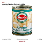 Sera Jumbo Weiße Bohnen gekocht 400 g – Anka Food