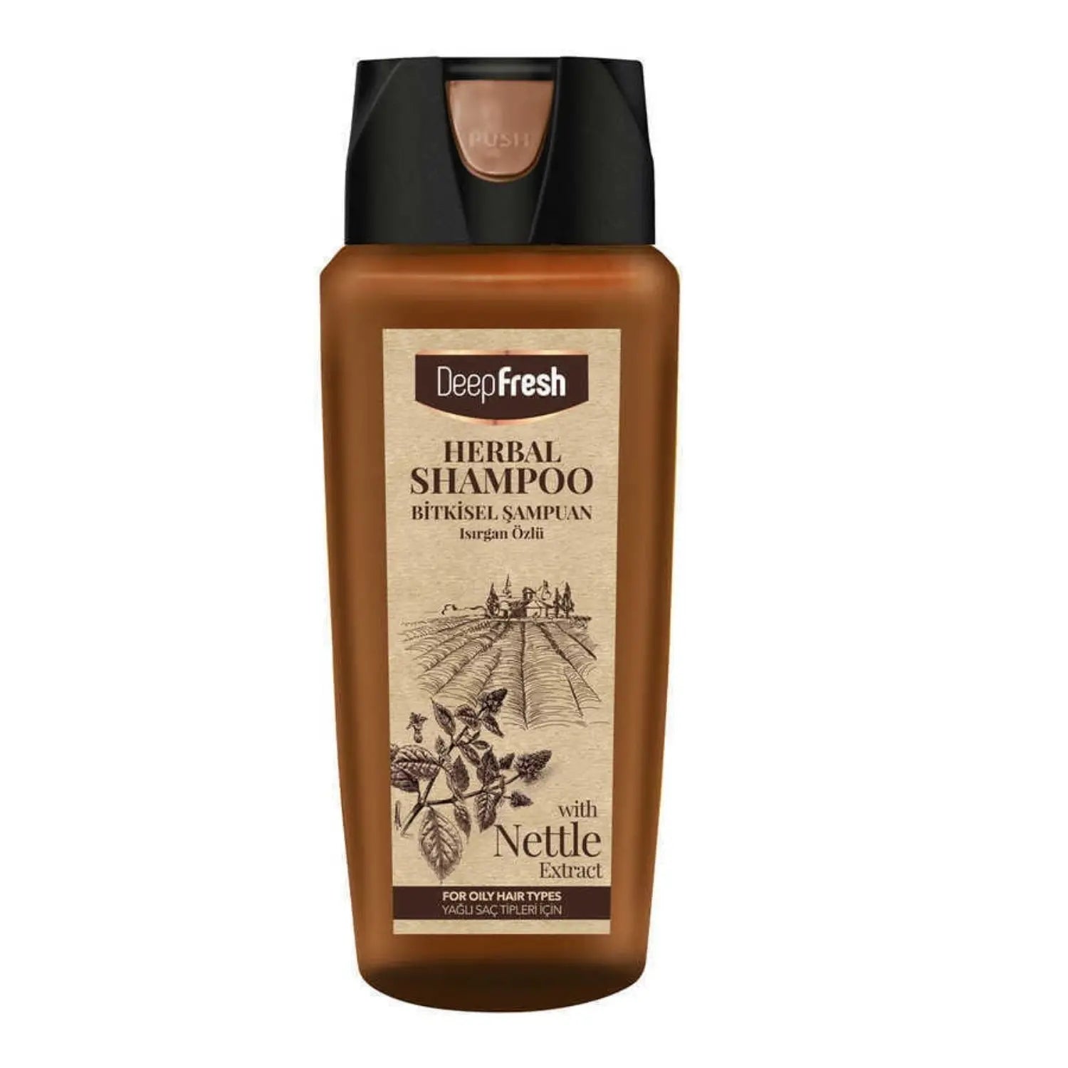 Herbal Shampoo Brennnessel 500ml – Für fettiges Haar – Anka Food