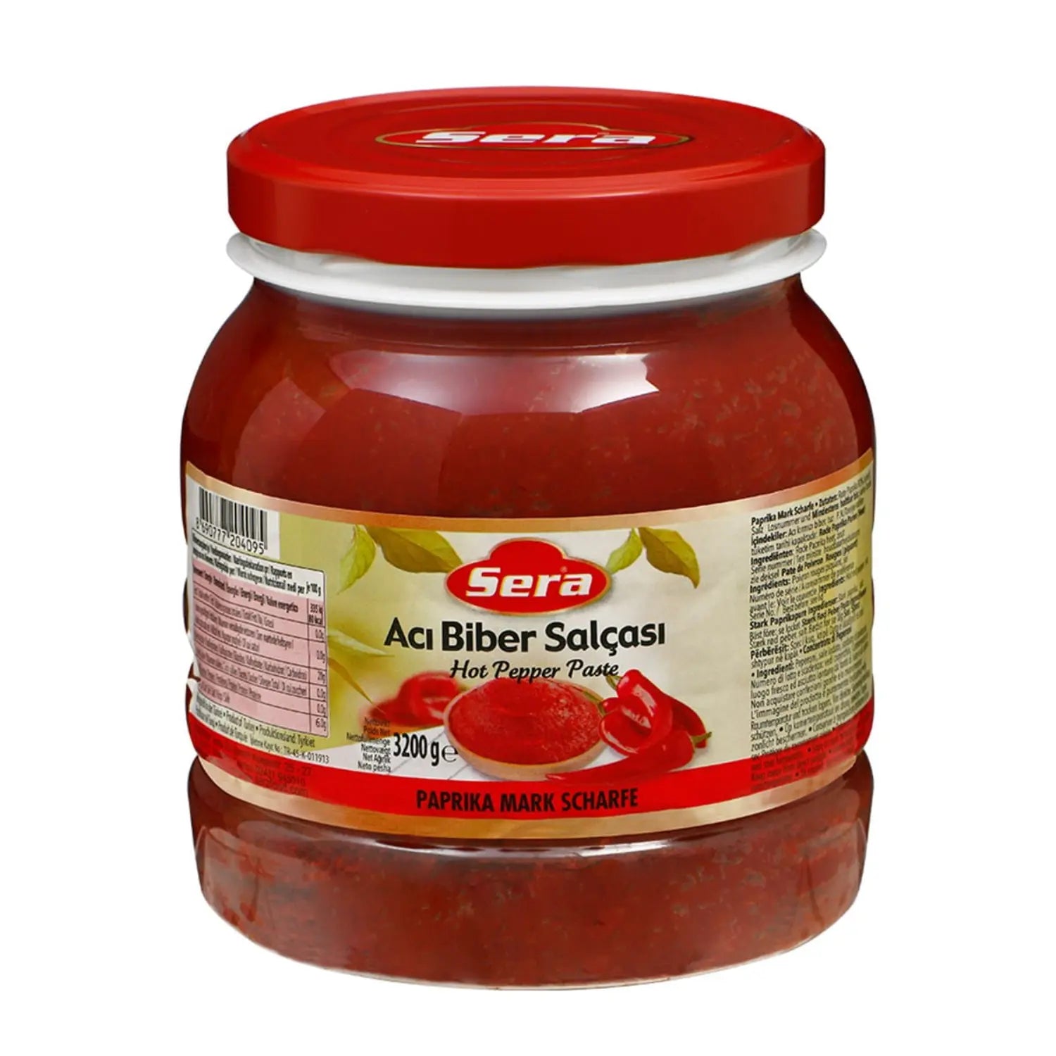 Sera Hot Pepper Paste 3200g – Scharfe Paprikapaste XL – Anka Food