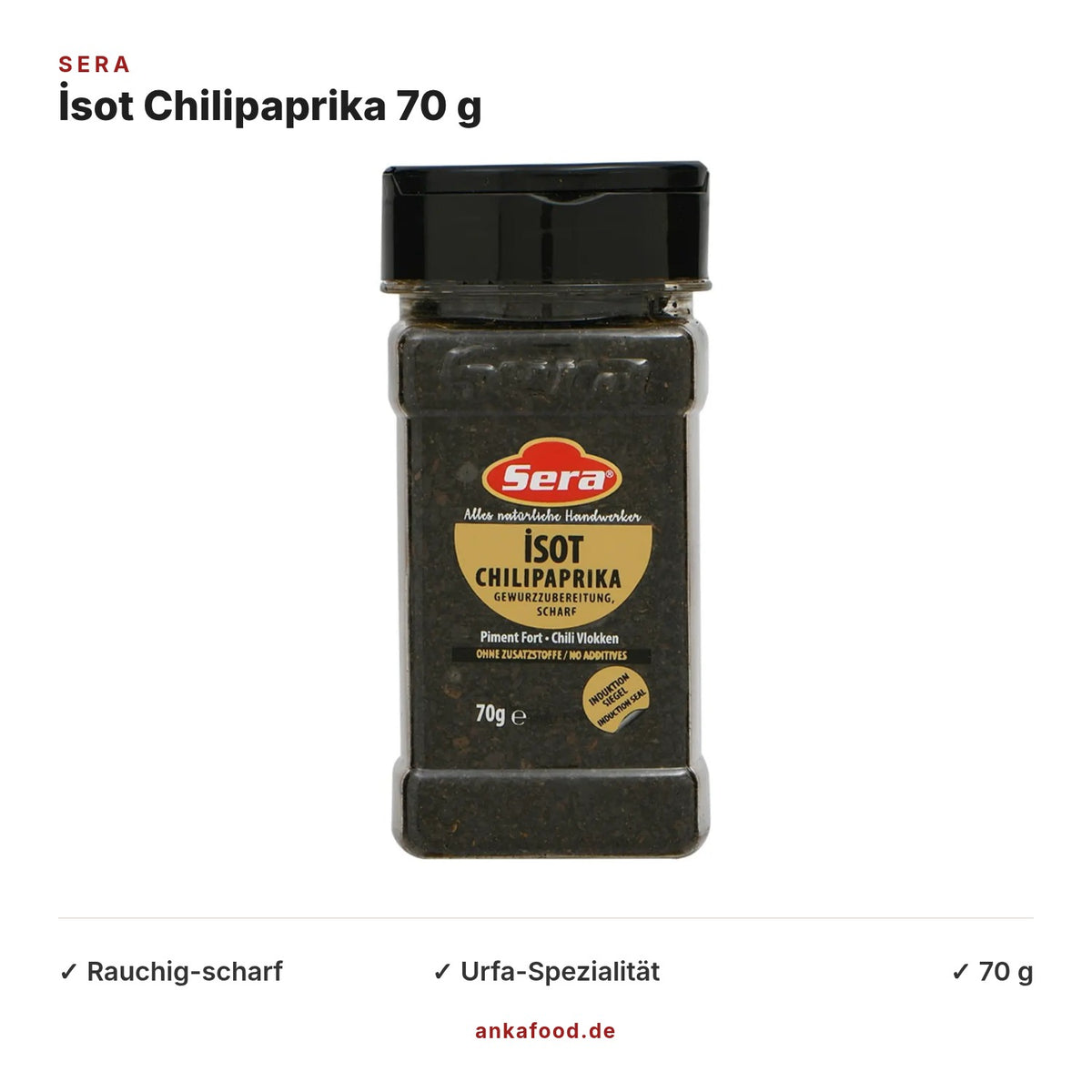 Sera İsot Chilipaprika 70 g – Anka Food