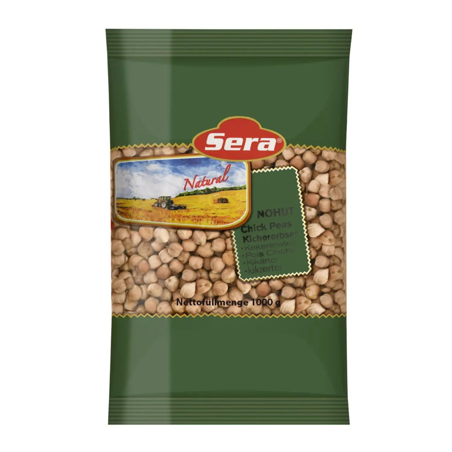 Kichererbsen 1000g – Nohut – Getrocknete Hülsenfrüchte – Sera – Anka Food