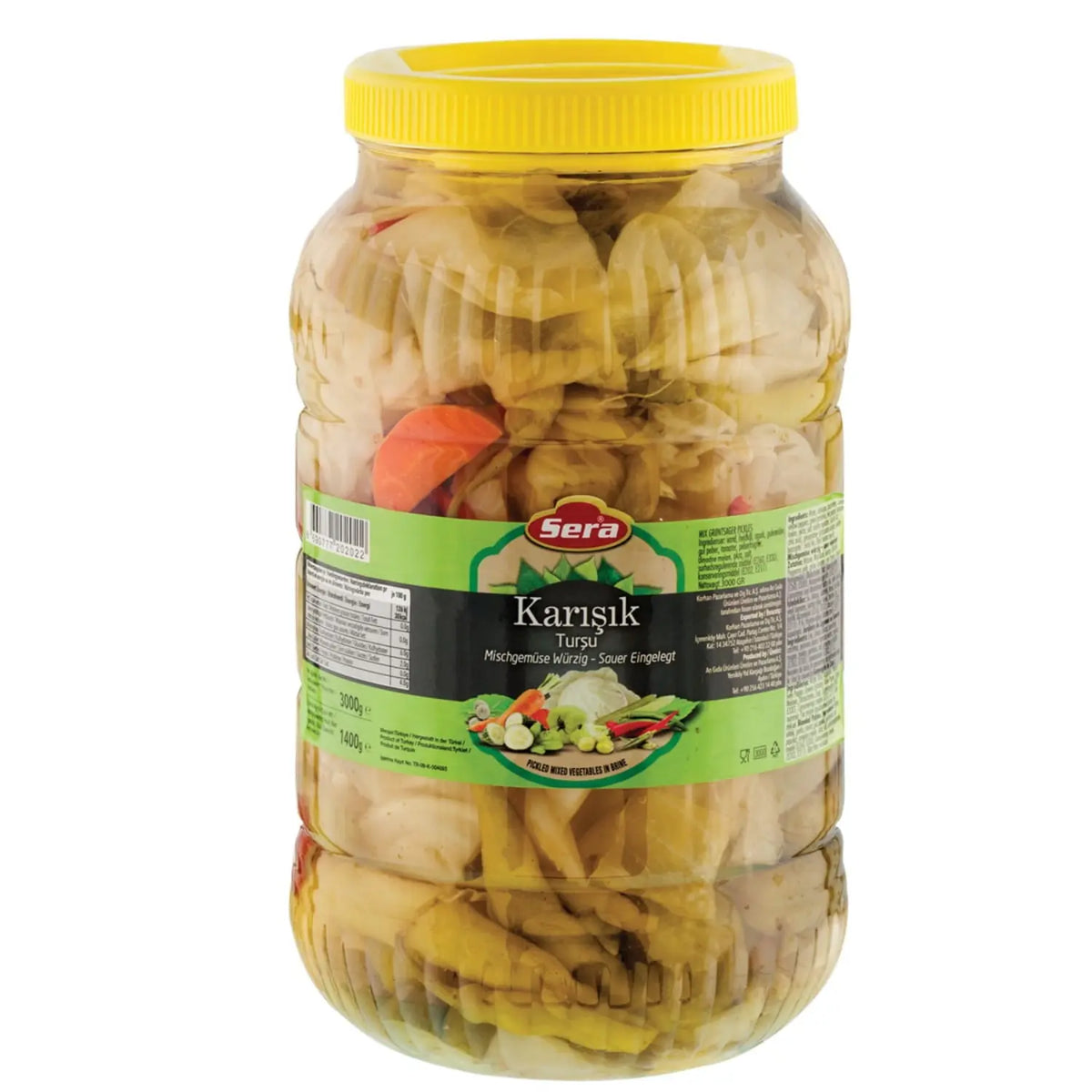 Mischgemüse Würzig-Sauer 3000g – Knackige Vorratsgröße – Anka Food