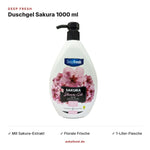 Deep Fresh Duschgel mit Sakura-Extrakt 1000 ml – Anka Food