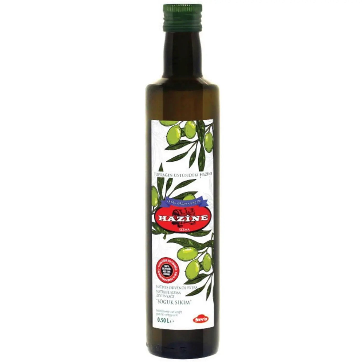 Natives Olivenöl Extra Hazine 0,50L – Kaltgepresst – Sera – Anka Food