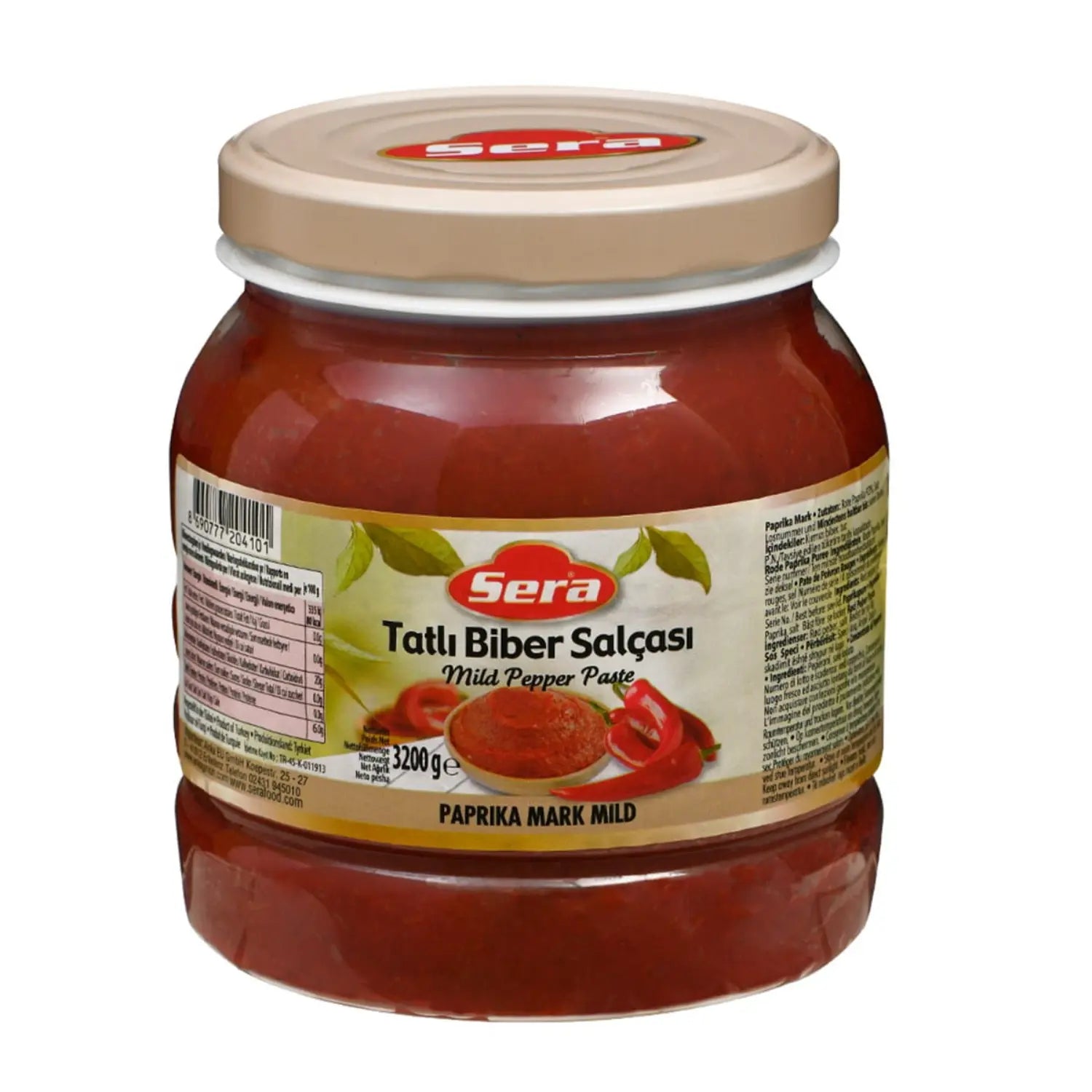 Sera Paprikamark mild 3200 g – Tatlı Biber Salçası Gastro-Dose – Anka Food