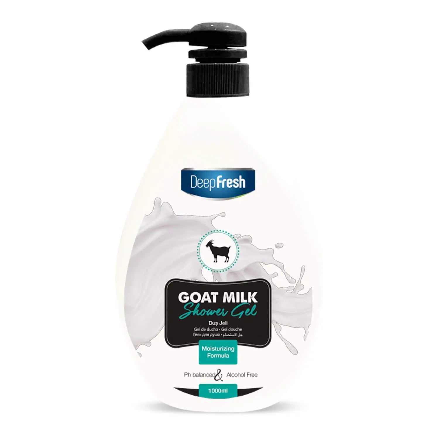 Ziegenmilch Duschgel 1000ml – Pflegend & Sanft – Anka Food