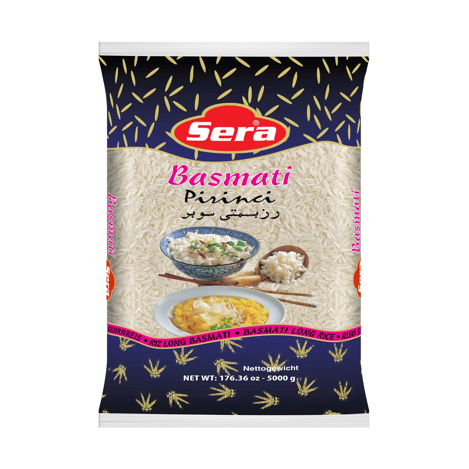 Sera Basmati-Reis 5 kg – langkörniger Duftreis – Anka Food