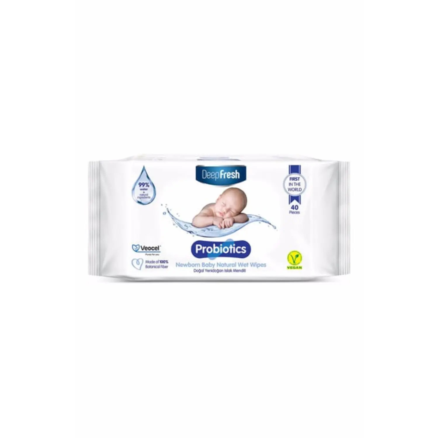 Probiotische Baby Feuchttücher 40 Stk. – Sanfte Reinigung – Anka Food