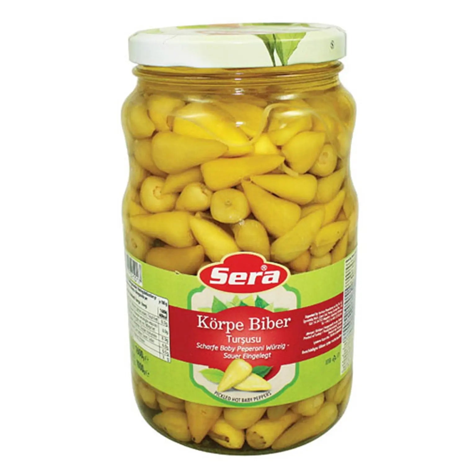 Scharfe Baby Peperoni 1600g – Würzig-Sauer Eingelegt – Anka Food