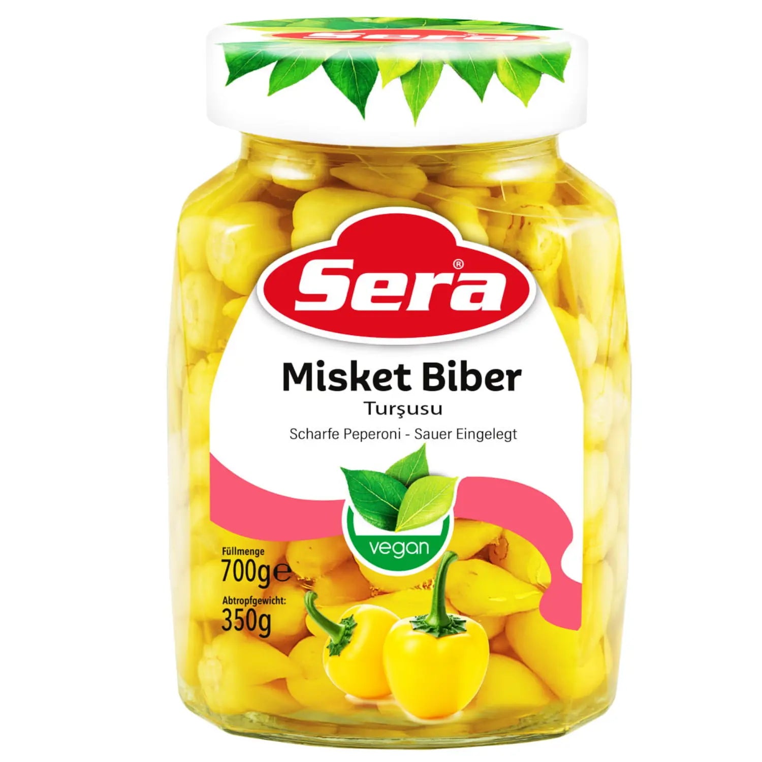 Scharfe Kirsch-Peperoni 700g – Rund & Sauer Eingelegt – Anka Food
