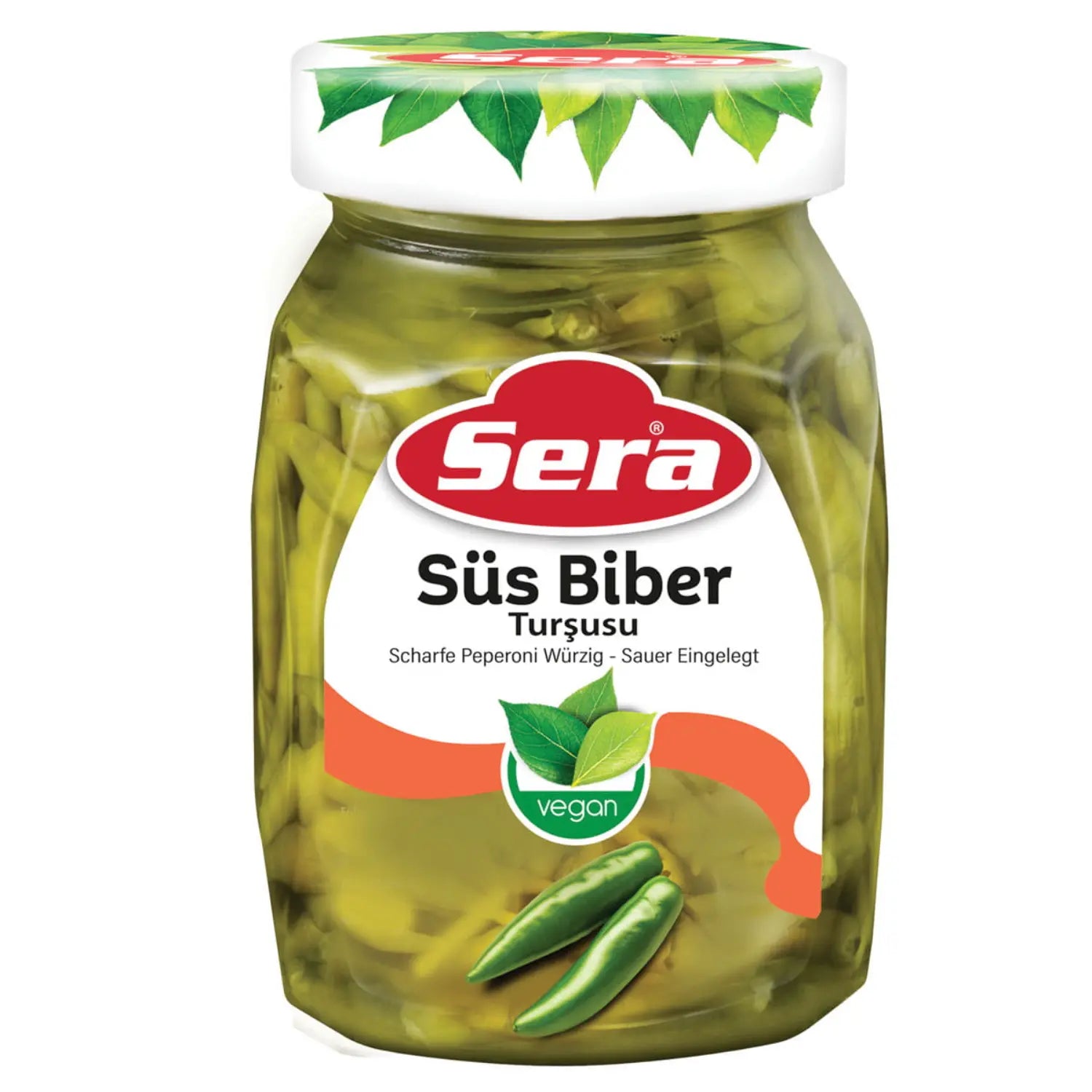 Scharfe Zierpeperoni 620g Sauer Eingelegt – Pikante Mini-Schoten – Anka Food