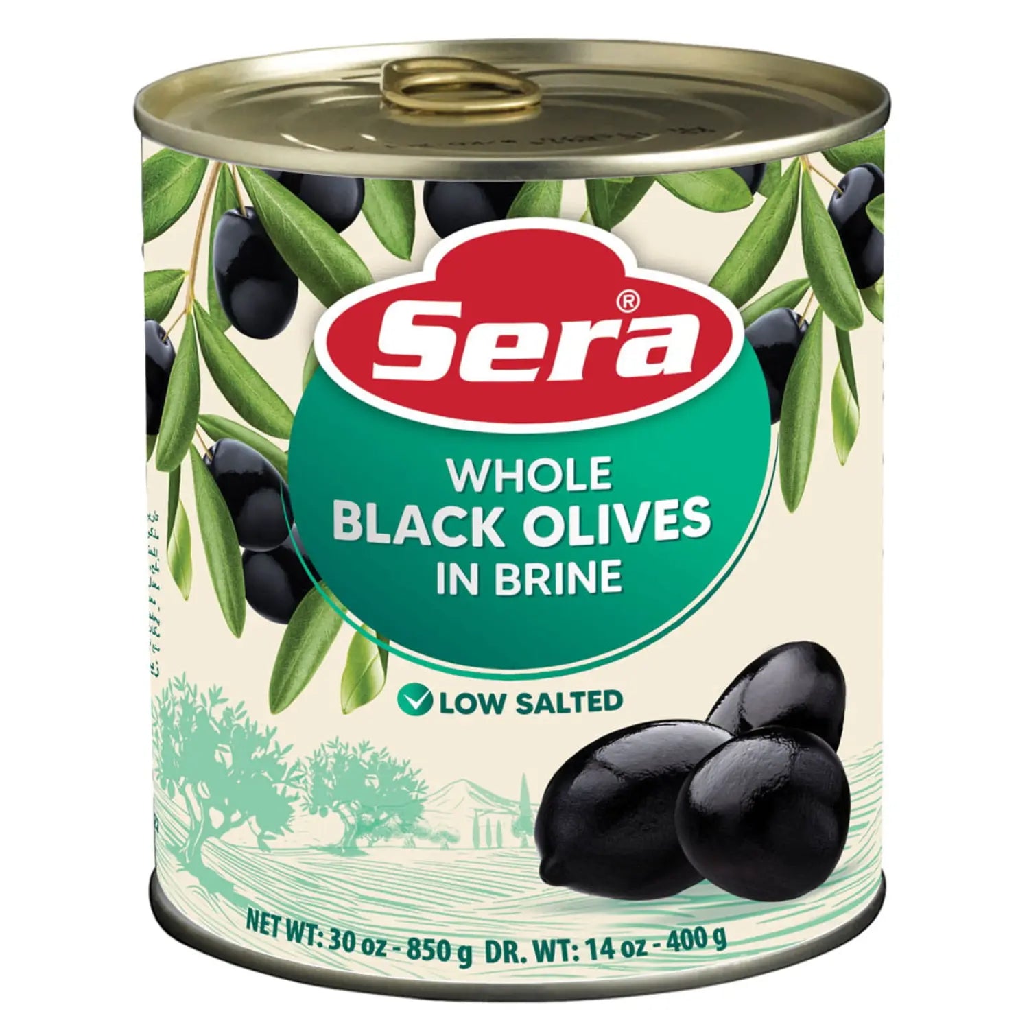 Schwarze Oliven 850g Mild Gesalzen – Premium Qualität – Anka Food