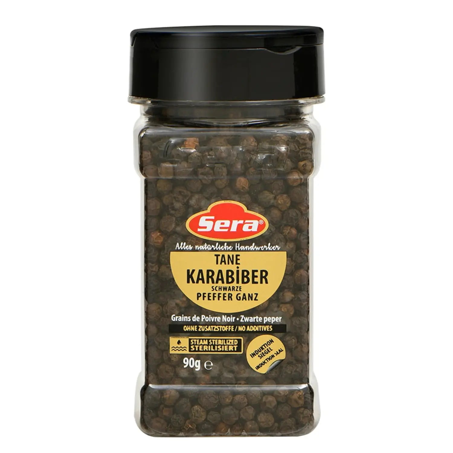 Sera Schwarzer Pfeffer ganz 90g – Praktische Streudose – Anka Food
