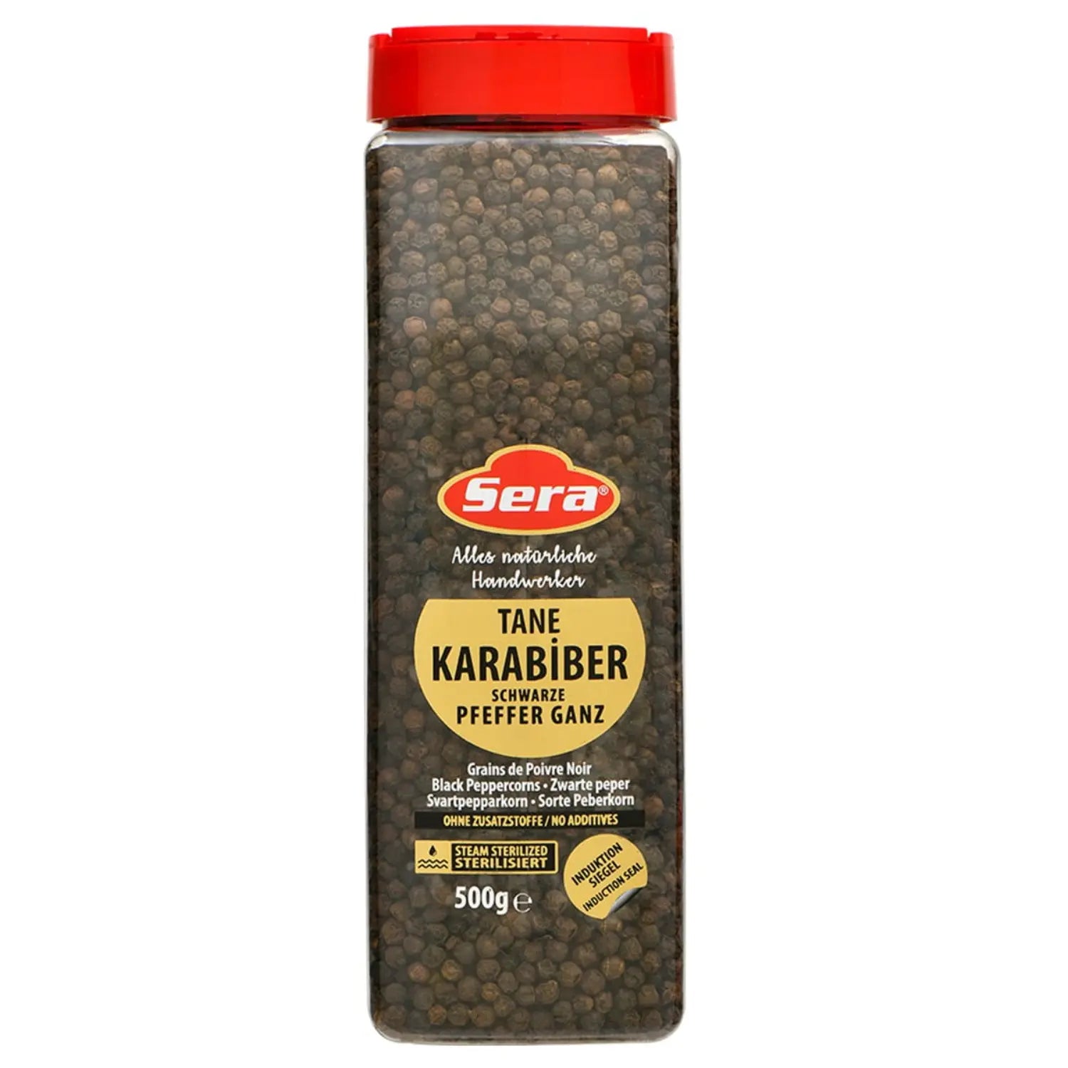 Sera Schwarzer Pfeffer ganz 500g – Premium Pfefferkörner – Anka Food