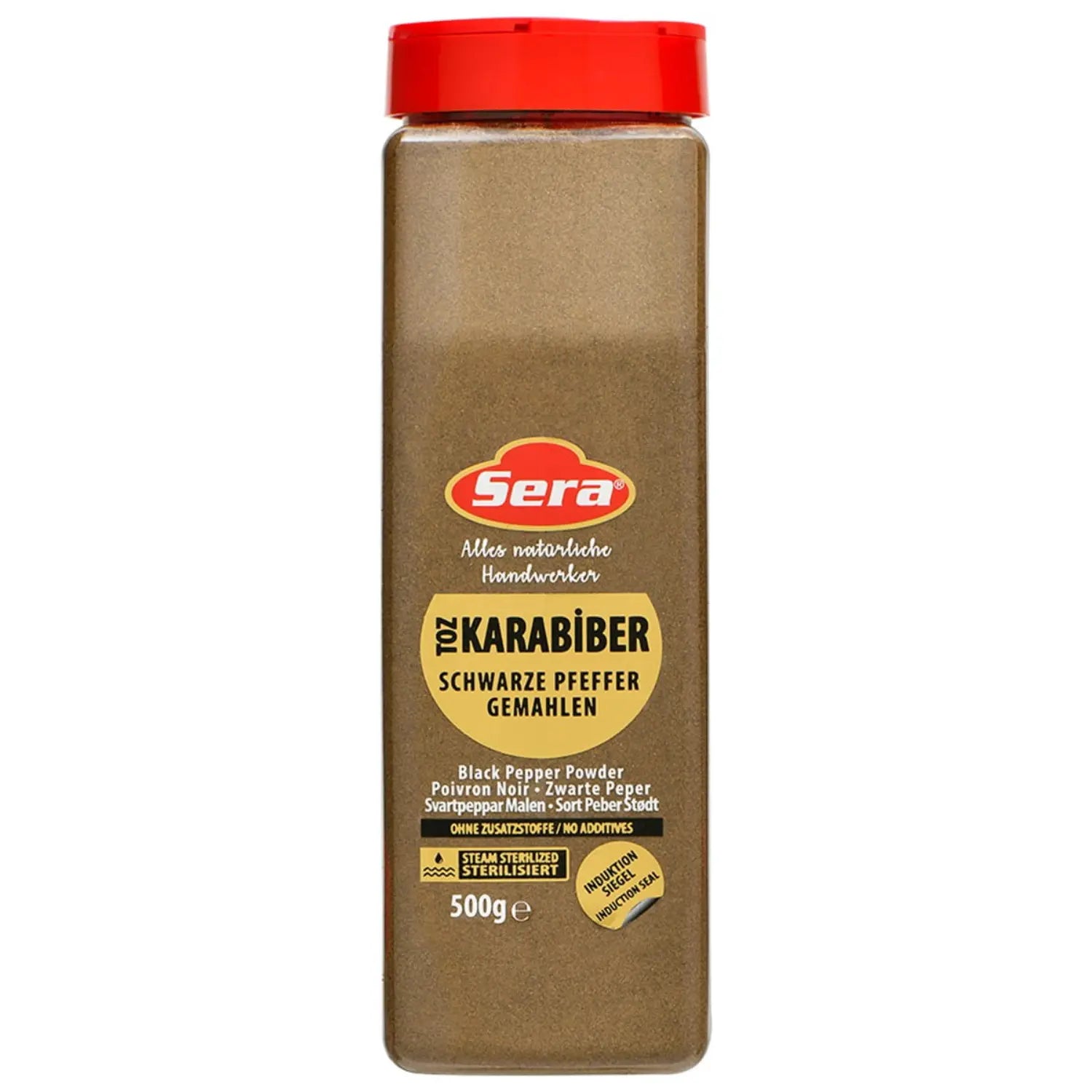 Sera Schwarzer Pfeffer gemahlen 500g – Klassisches Gewürz – Anka Food