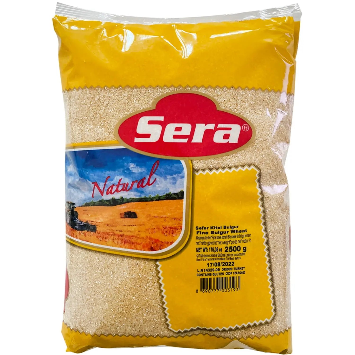 Sefer Kitel Bulgur 2500g – Feinster Weizengrütze für Köfte – Anka Food