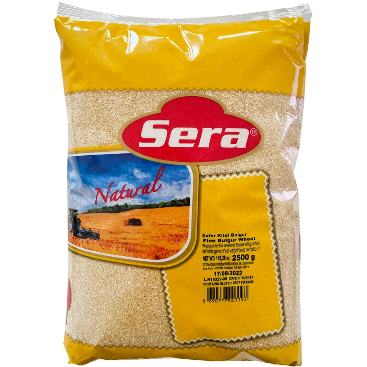 Sefer Kitel Bulgur 2500g – Feinster Weizengrütze für Köfte – Anka Food