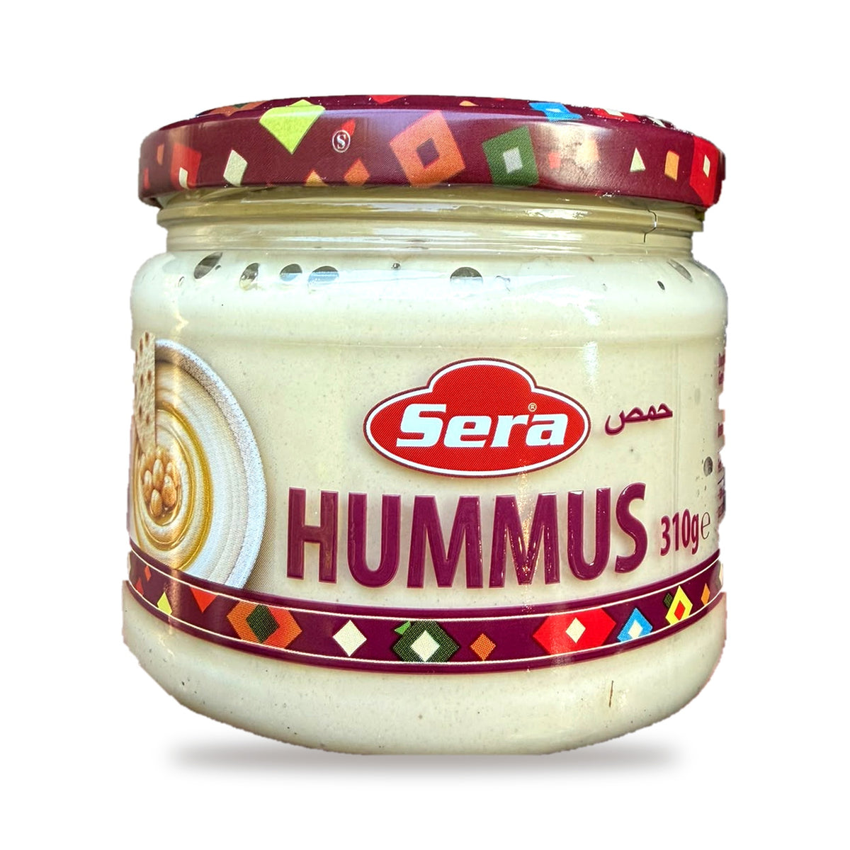 Sera Hummus 310 g Glas – cremiger Kichererbsen-Aufstrich mit Tahini