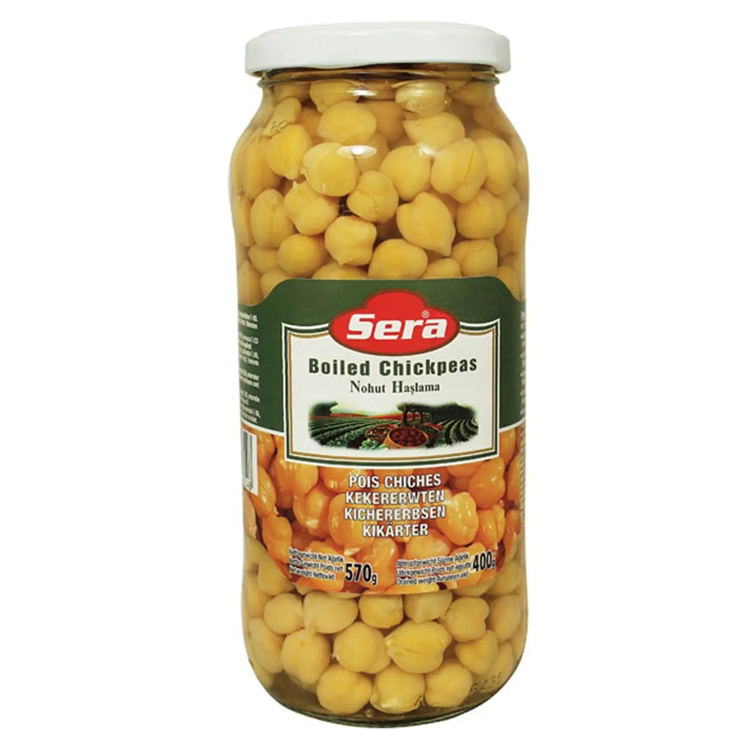 Sera Kichererbsen 570g – Haşlanmış Nohut verzehrfertig – Anka Food