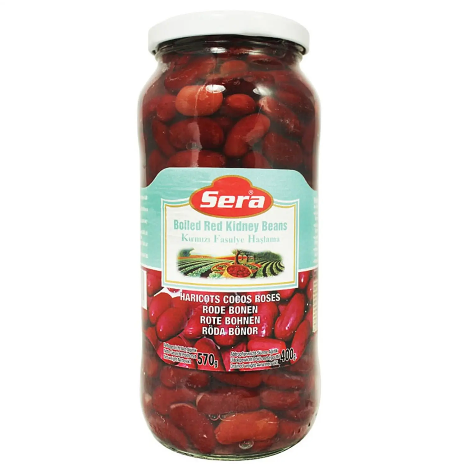 Sera Rote Kidneybohnen 570g – Haşlanmış Kırmızı Fasulye – Anka Food